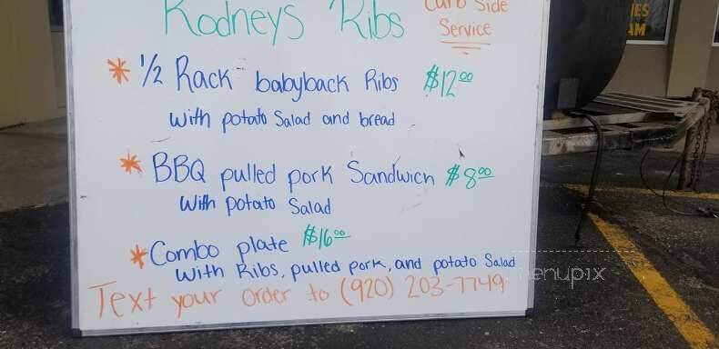 Rodney's Cafe - Oshkosh, WI menu_pic