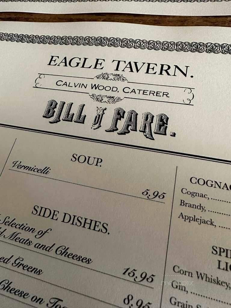 Eagle Tavern - Dearborn, MI menu_pic