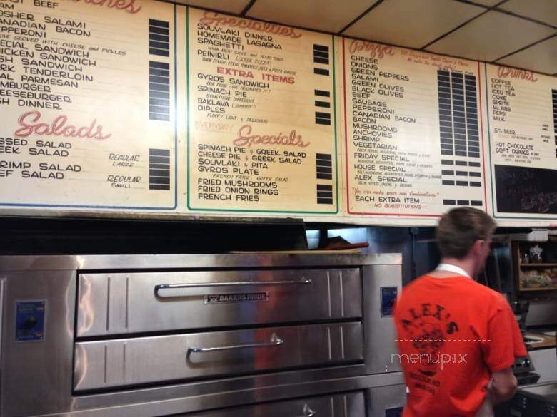 Alex Pizza Palace - Rolla, MO menu_pic