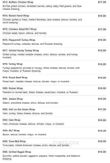 Deli On The Green - Great Neck, NY menu_pic