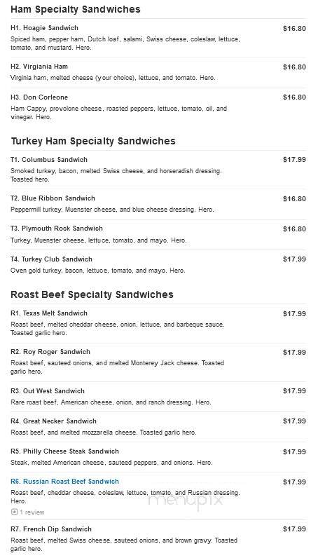 Deli On The Green - Great Neck, NY menu_pic