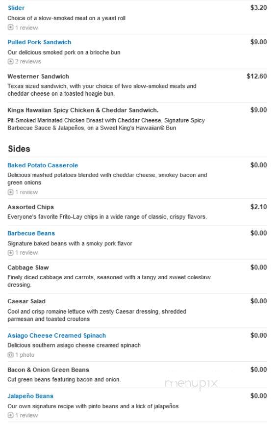 Dickey's Barbecue Pit - Greenville, MS menu_pic