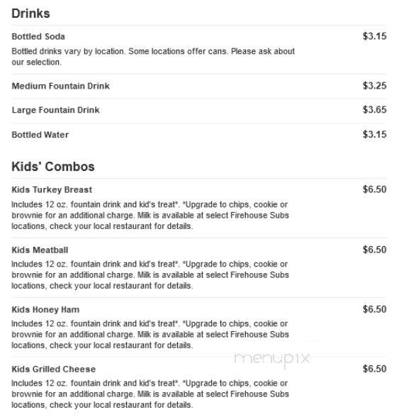 Firehouse Subs - Gulfport, MS menu_pic