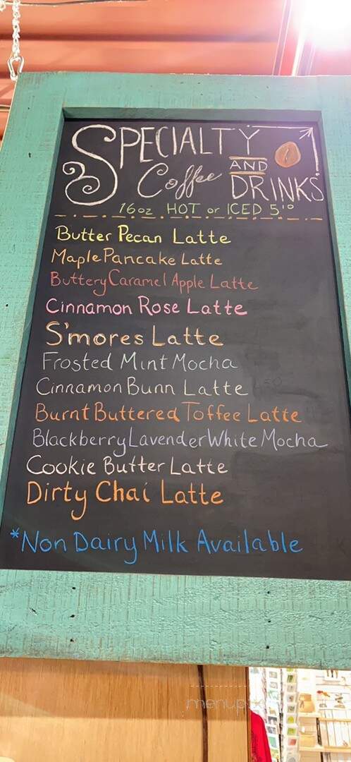 Coffee By Steph - Grayling, MI menu_pic