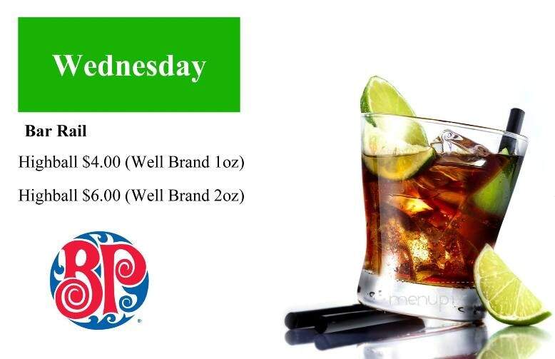 Boston Pizza - Bracebridge, ON menu_pic