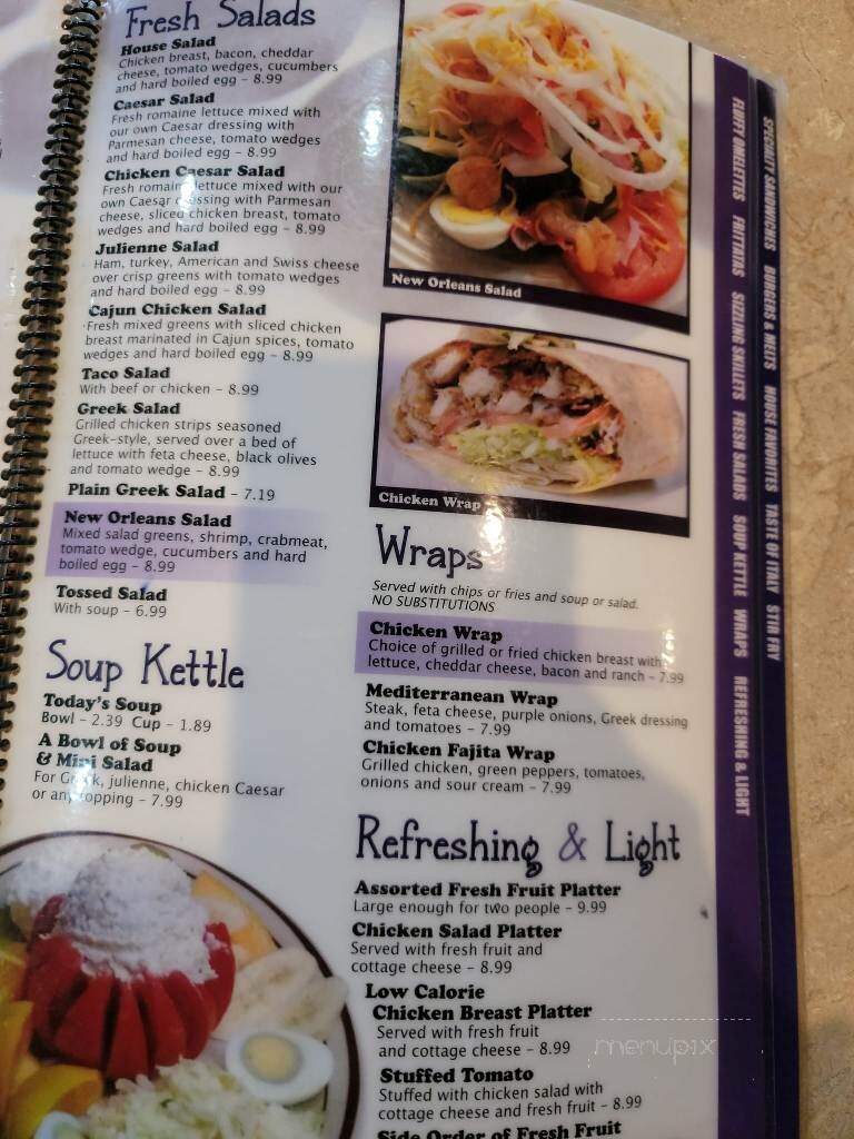 Blueberry Pancake House 2 - Fort Wayne, IN menu_pic