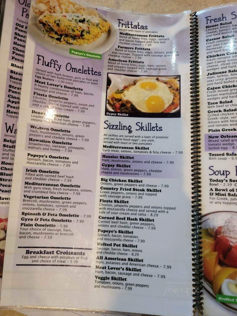 Blueberry Pancake House 2 - Fort Wayne, IN menu_pic