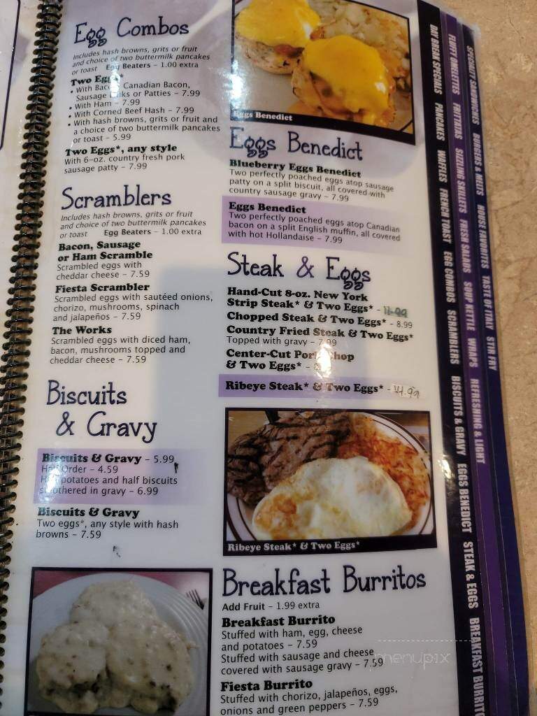 Blueberry Pancake House 2 - Fort Wayne, IN menu_pic