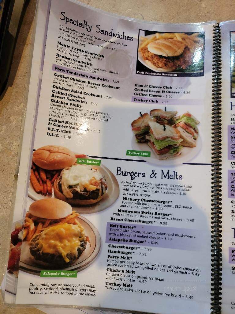 Blueberry Pancake House 2 - Fort Wayne, IN menu_pic