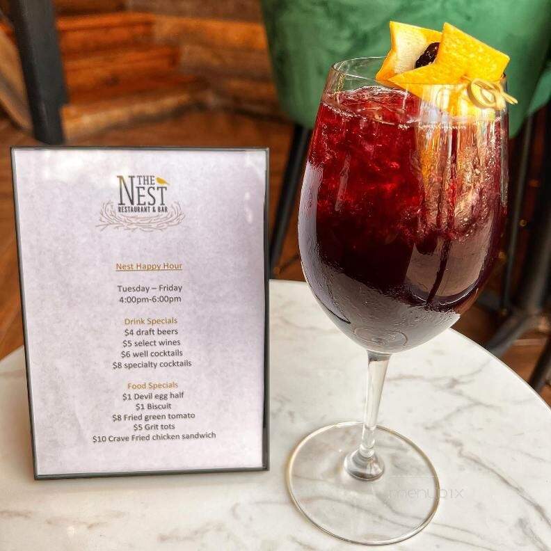 The Nest - Schenectady, NY menu_pic