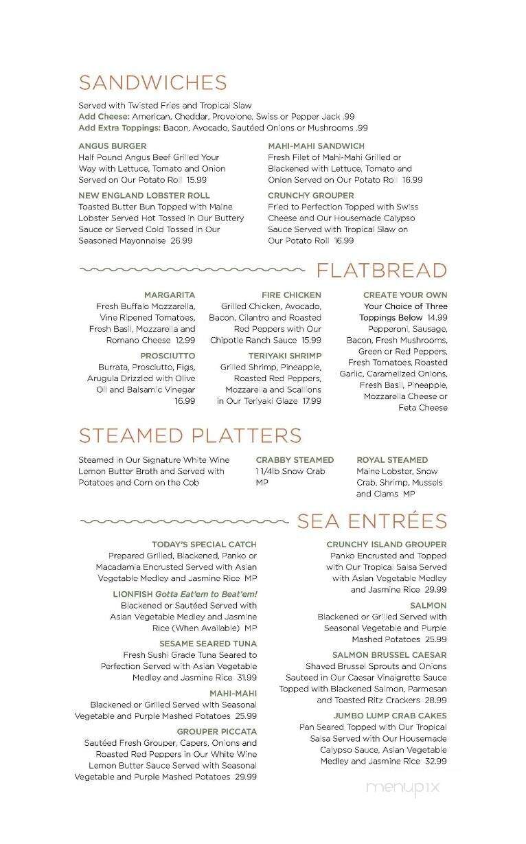 Firefin Grill - Palm Beach Gardens, FL menu_pic