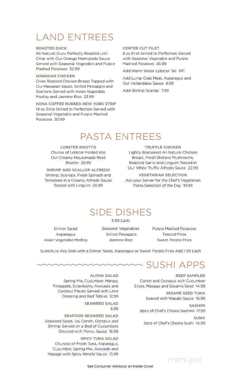 Firefin Grill - Palm Beach Gardens, FL menu_pic