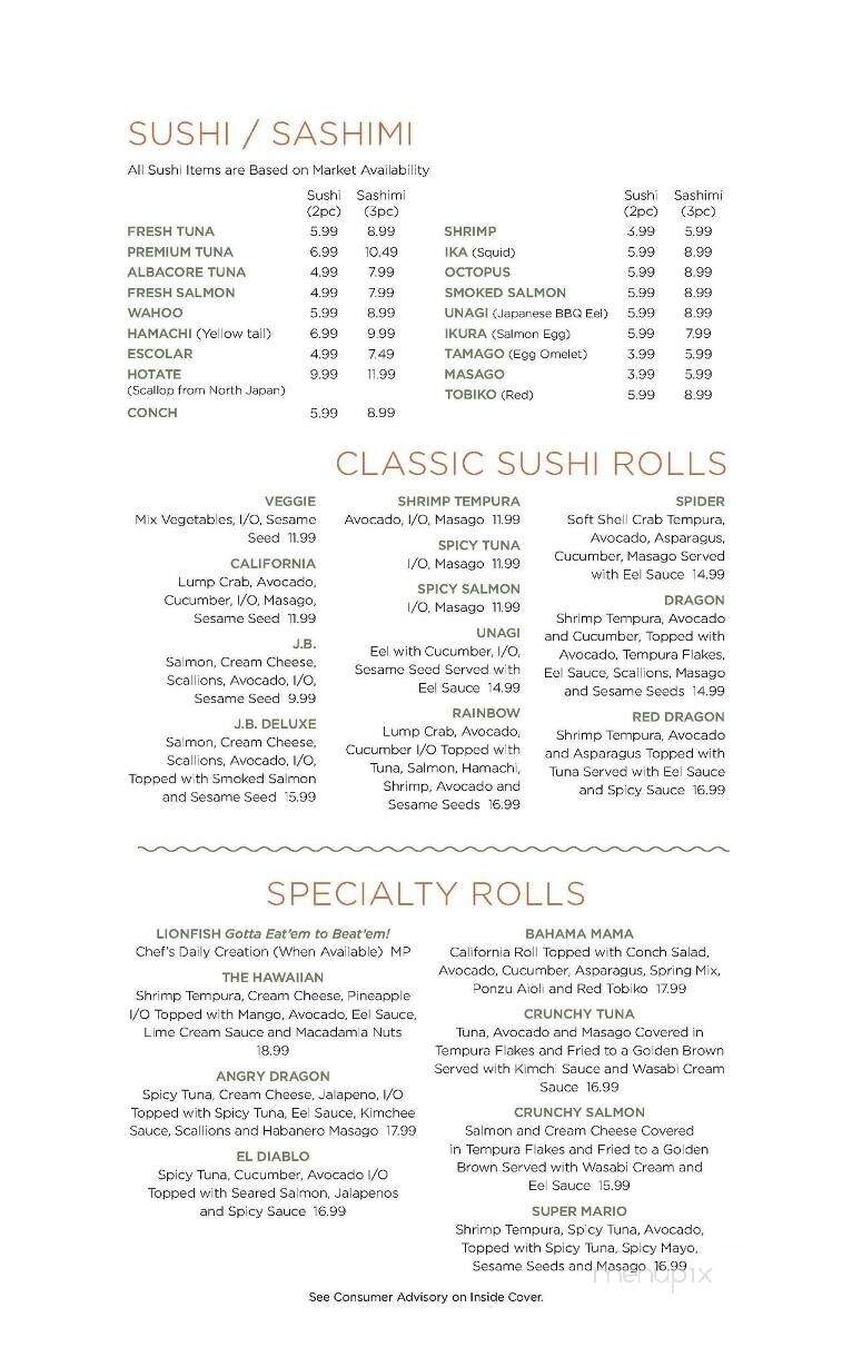 Firefin Grill - Palm Beach Gardens, FL menu_pic