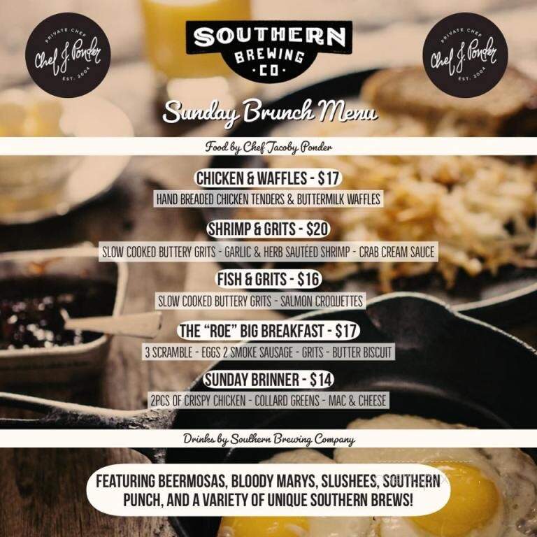 Southern Brewing Company - Monroe, GA menu_pic