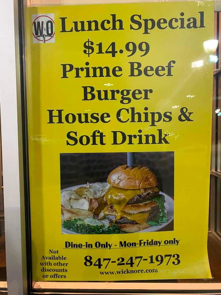 Wick n Ore Kitchen &Tap - Vernon Hills, IL menu_pic