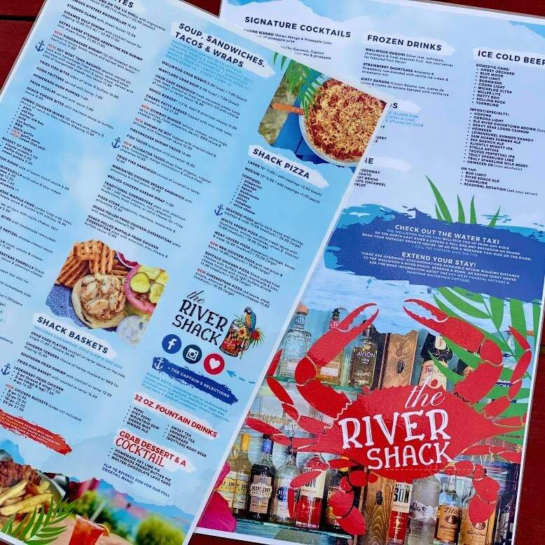 The River Shack - Charlestown, MD menu_pic