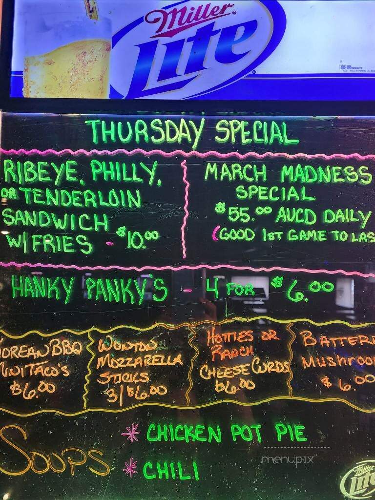 Gentleman Jack's Pub and Grill - Little Chute, WI menu_pic
