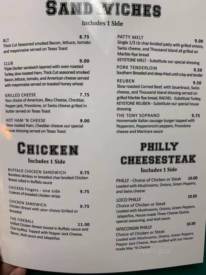 Keystone Tavern - Omaha, NE menu_pic