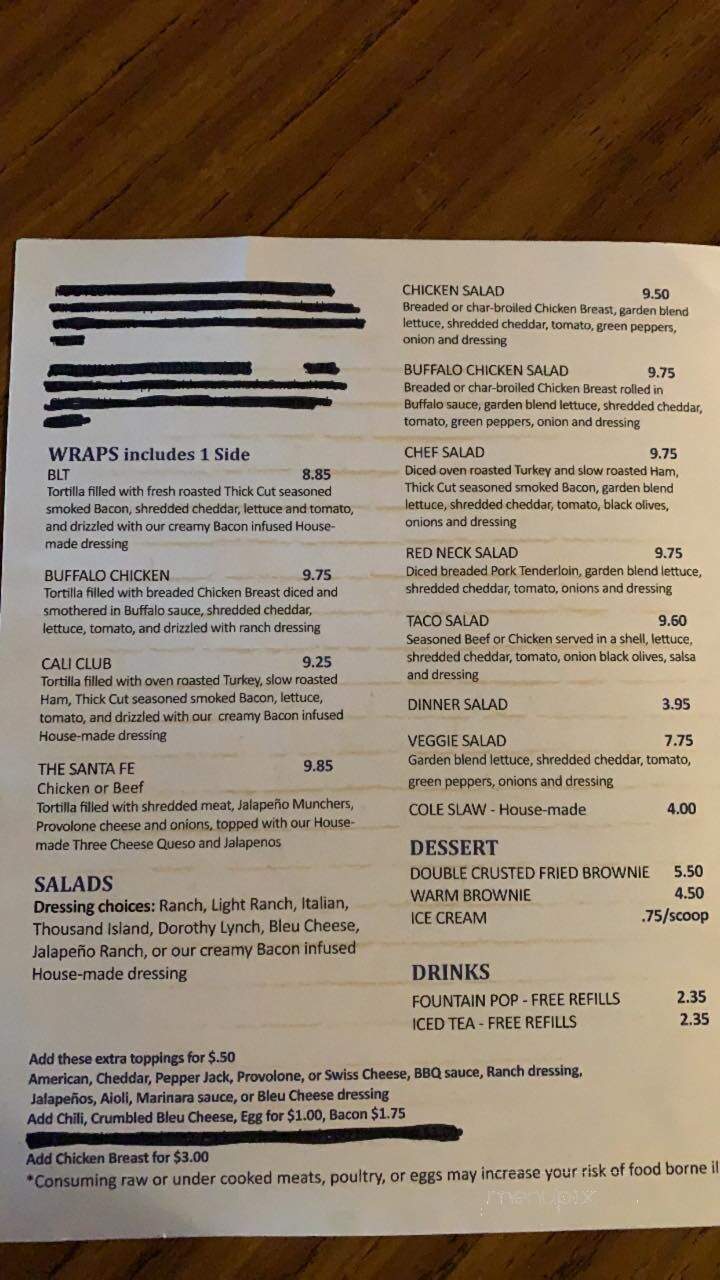 Keystone Tavern - Omaha, NE menu_pic