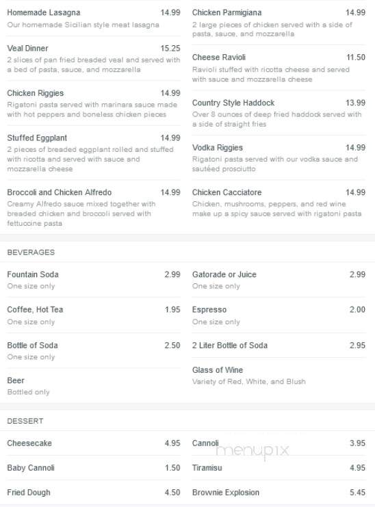 Stefano's Pizzeria & Restaurant - Mexico, NY menu_pic