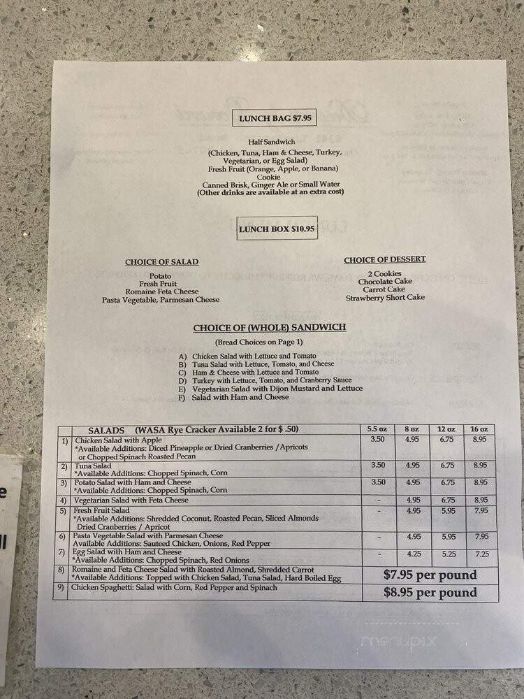 Desserts By Gerard - Oxon Hill, MD menu_pic