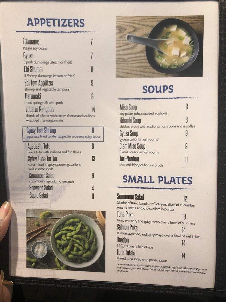 Osaka Japanese Steak House - Tallahassee, FL menu_pic