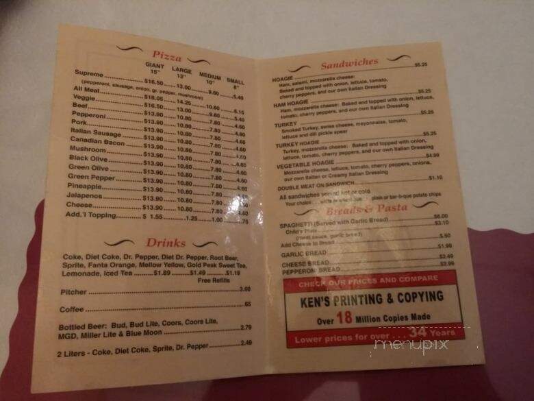 Pizza John's - Derby, KS menu_pic