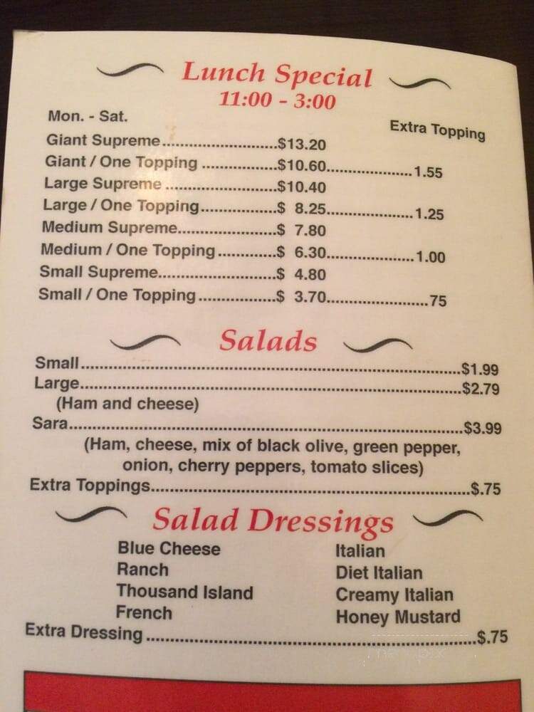 Pizza John's - Derby, KS menu_pic