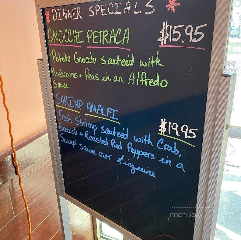 Chef Paolino Cafe - Catonsville, MD menu_pic