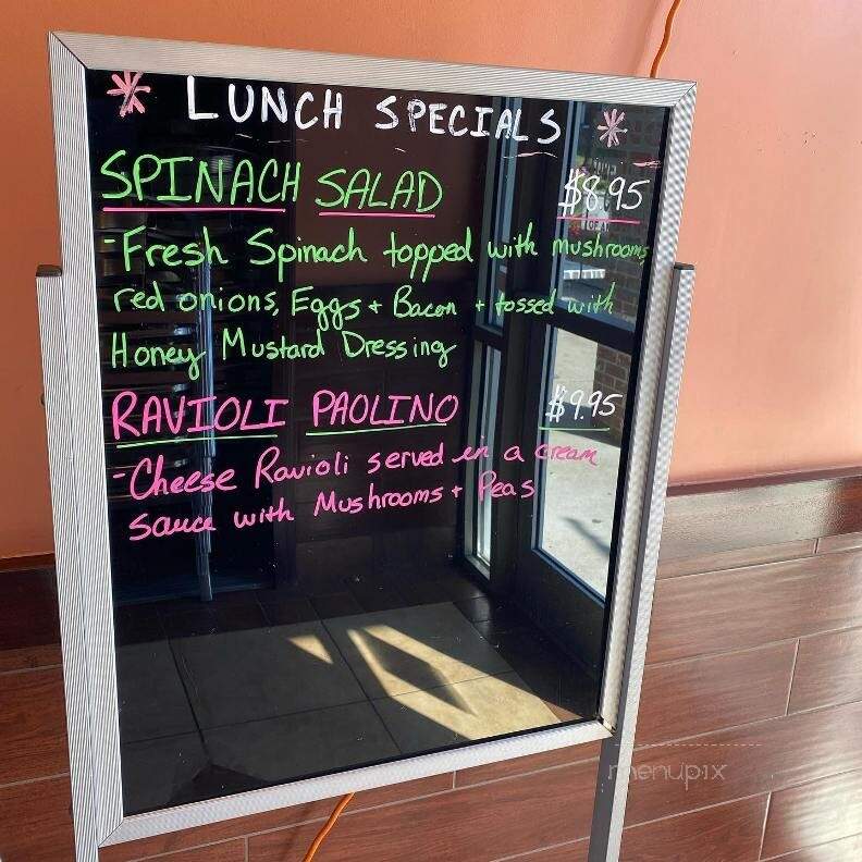 Chef Paolino Cafe - Catonsville, MD menu_pic