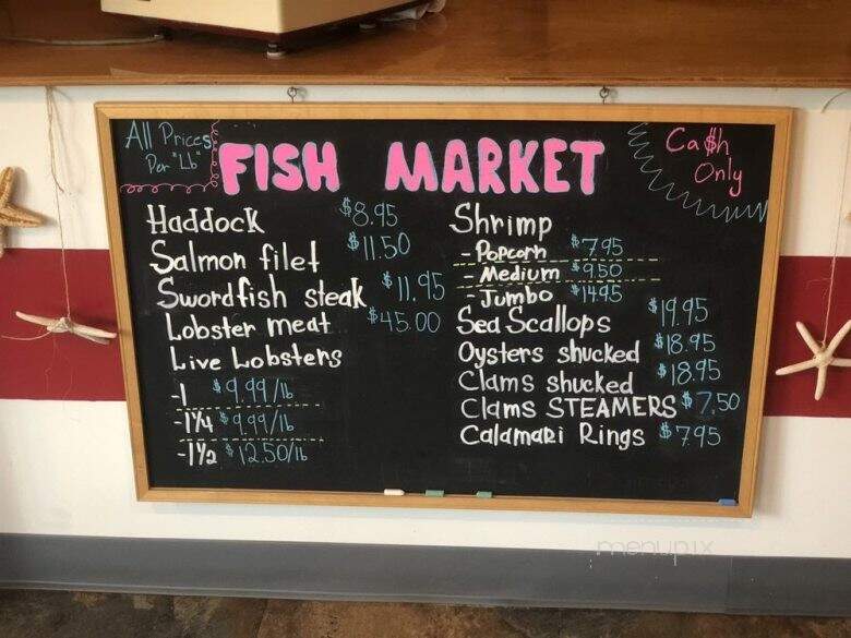 Jonathon's Seafood - Conway, NH menu_pic
