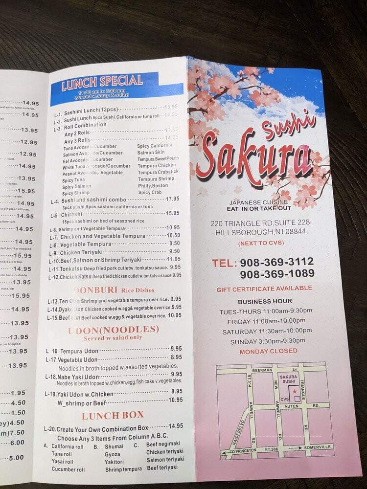 Sakura Sushi - Hillsborough, NJ