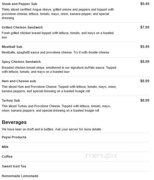 Pizza Village - Mount Olive, NC menu_pic