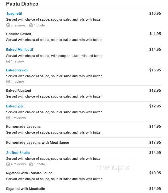 Trieste Restaurant - Prospect Park, PA menu_pic
