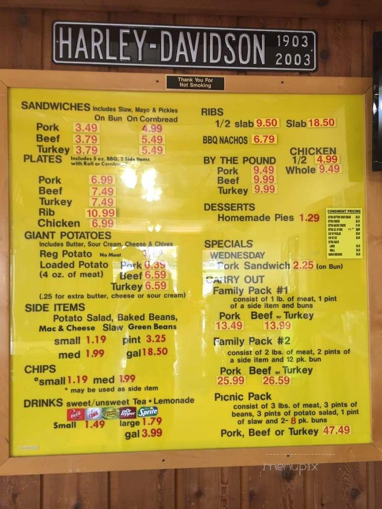 Whitt's Barbecue - Lebanon, TN menu_pic