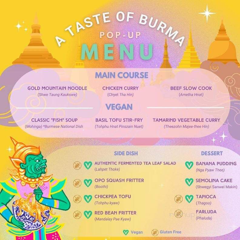 A Taste Of Burma - Sterling, VA menu_pic