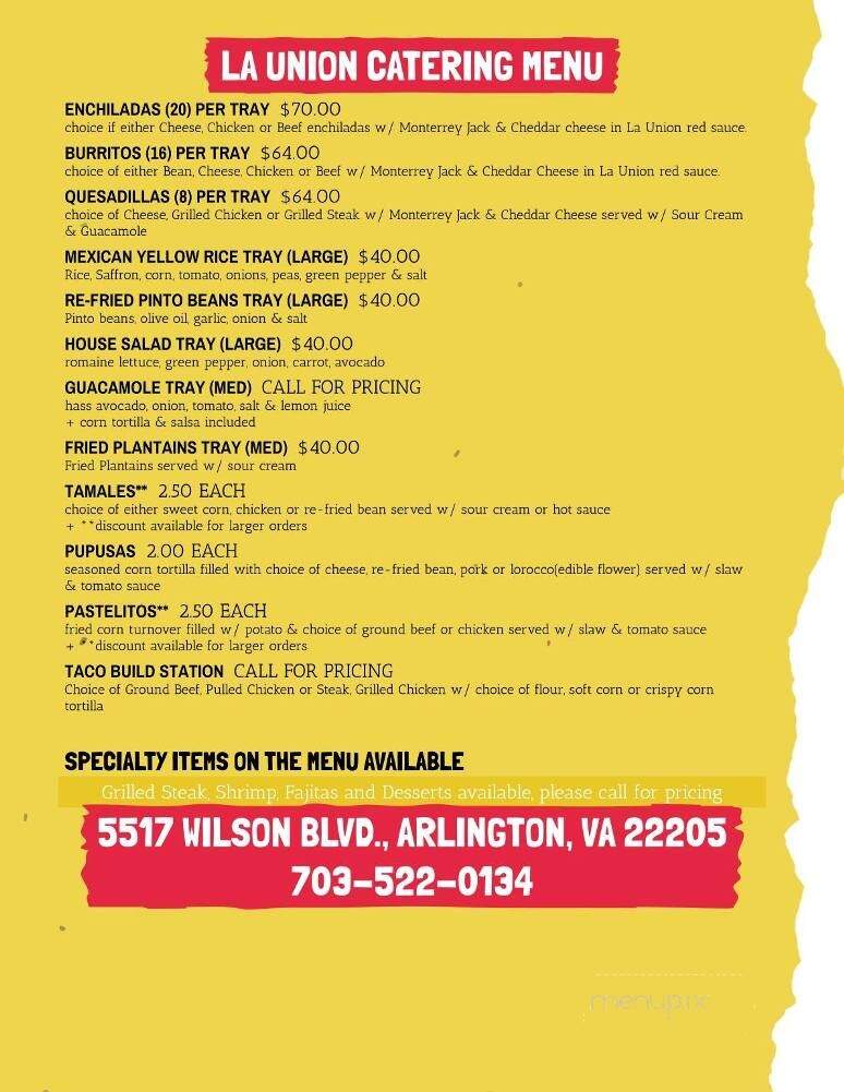 Washington DC Restaurant Guide Menus and Reviews MenuPix
