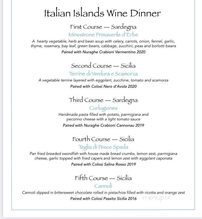 La Marea - Old Saybrook, CT menu_pic