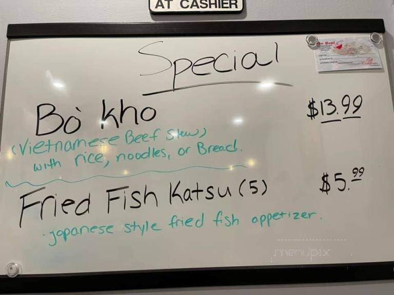 Pho Bowl - Bethlehem, PA menu_pic
