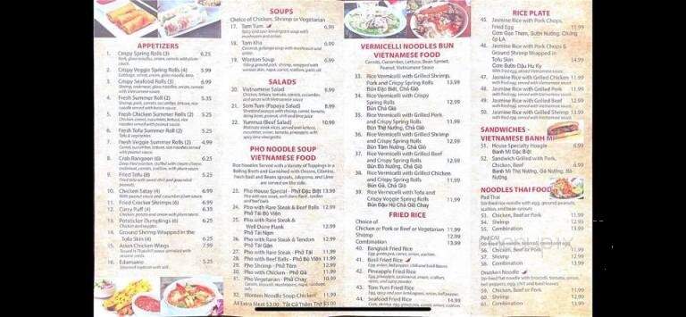 Pho Bowl - Bethlehem, PA menu_pic