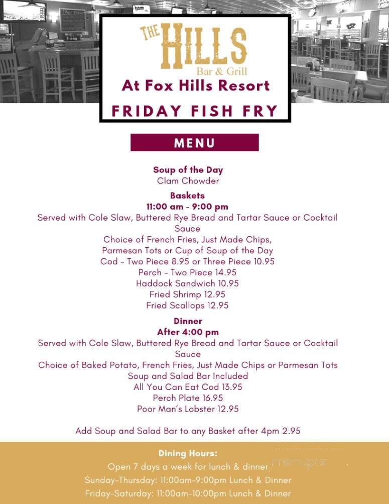 Par 5 Bistro - Mishicot, WI menu_pic