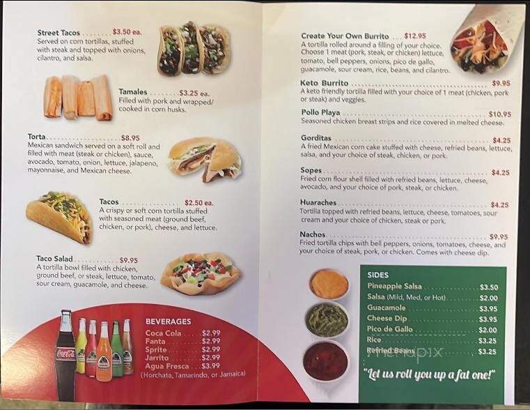 Boss Burrito - Paducah, KY menu_pic