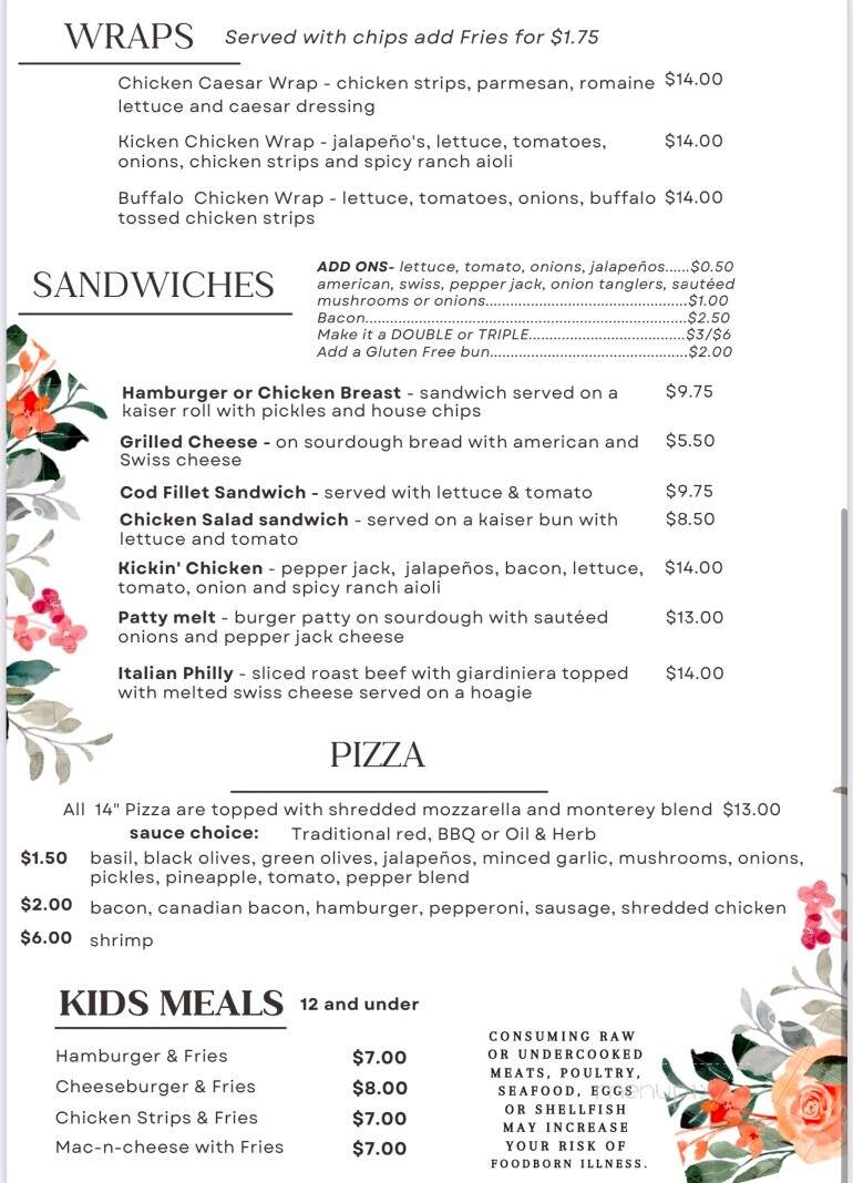 Taconite Canteen - Ironton, MN menu_pic