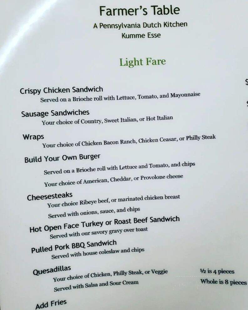 Roots County Farmers Market - Manheim, PA menu_pic