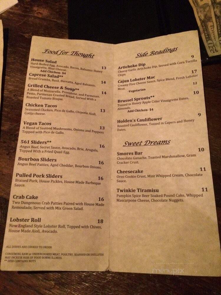 Catcher In The Rye - Toluca Lake, CA menu_pic