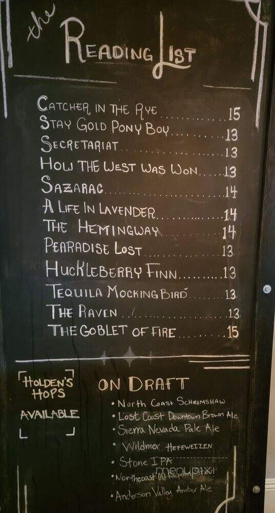 Catcher In The Rye - Toluca Lake, CA menu_pic
