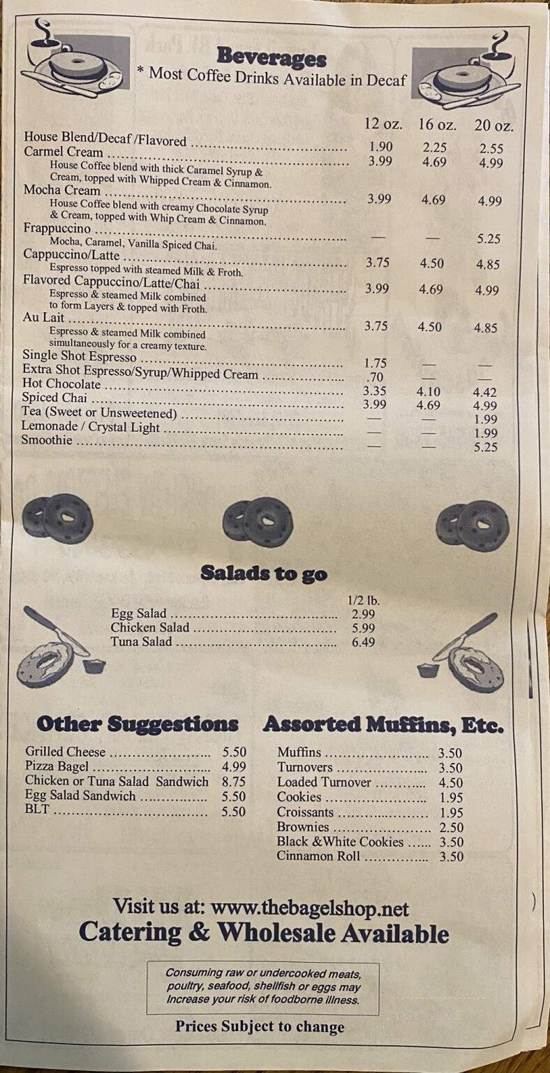 Minervini's New York Bagel Co - Sneads Ferry, NC menu_pic