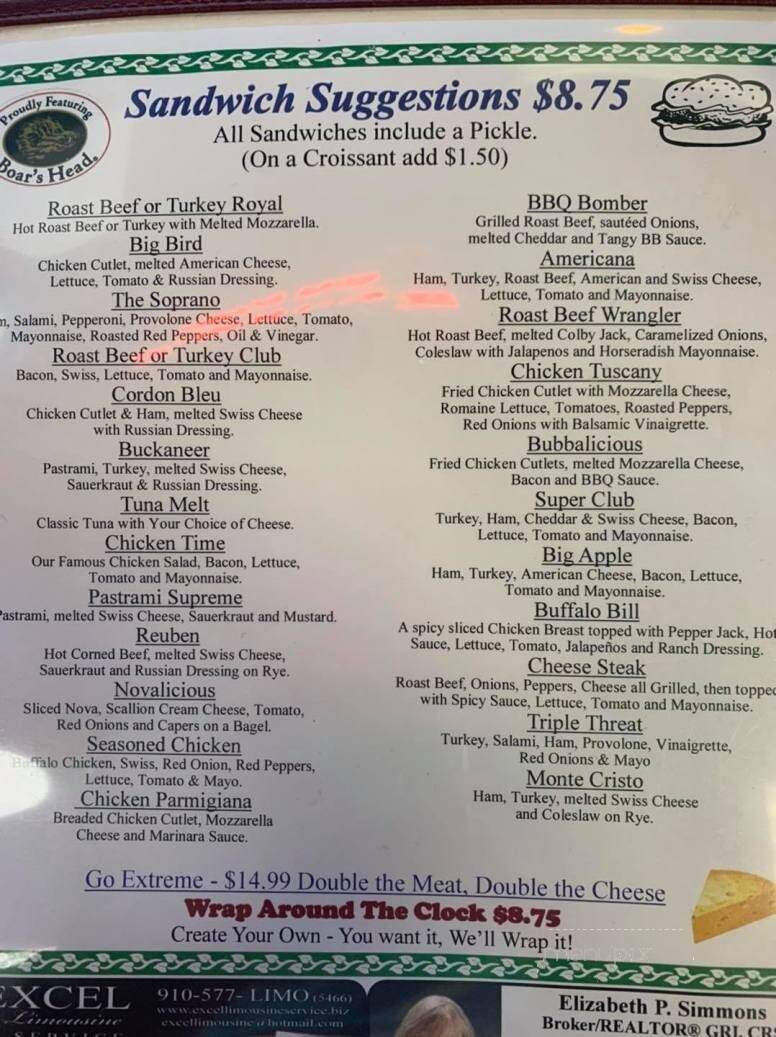 Minervini's New York Bagel Co - Sneads Ferry, NC menu_pic