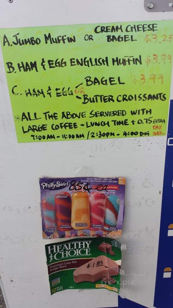 Laura's Coffee Shop - Vancouver, BC menu_pic