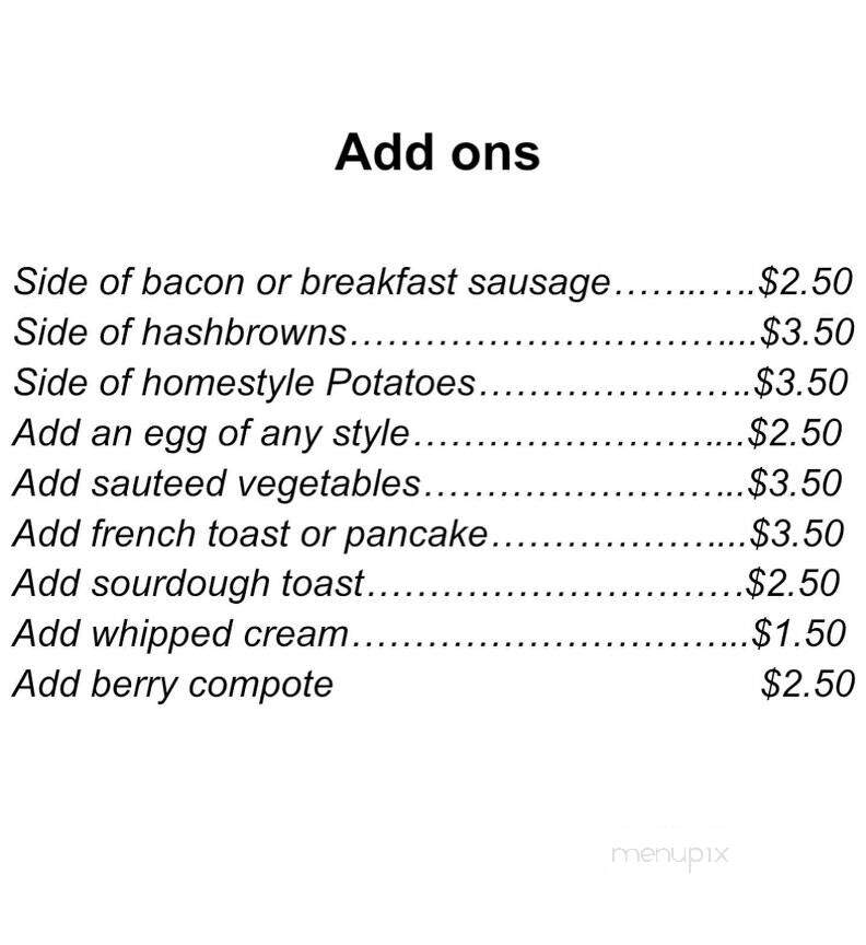 Lighthouse Bistro - Nanaimo, BC menu_pic
